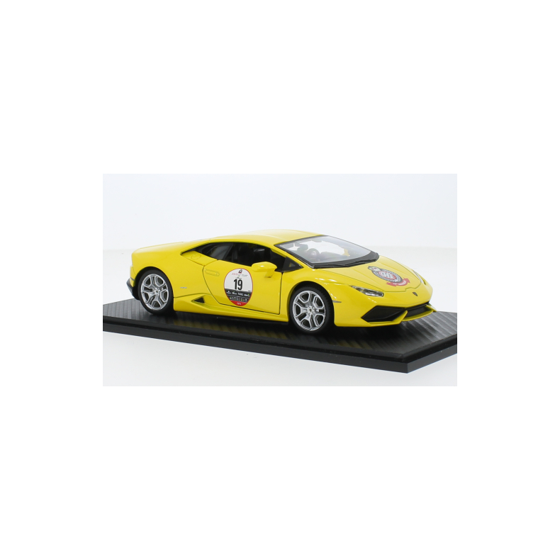 Lamborghini Huracan Performante, gul metallic, 2019, Zoute Grand Prix - 1:24 - Bburago