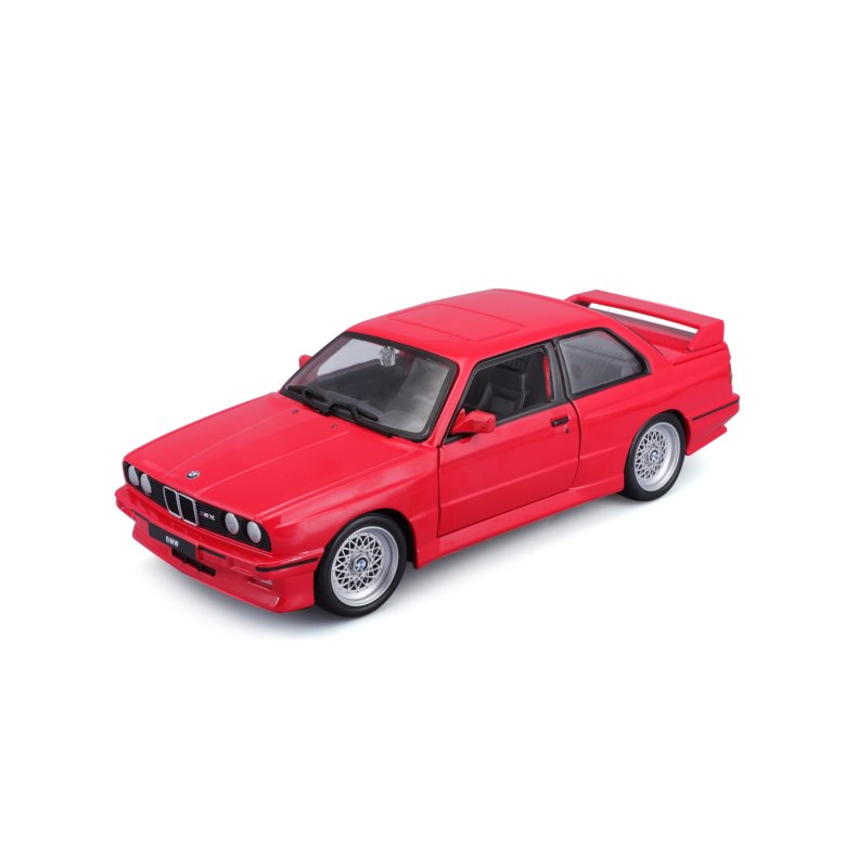 BMW M3 (E30) (1988), red - 1:24 - Bburago