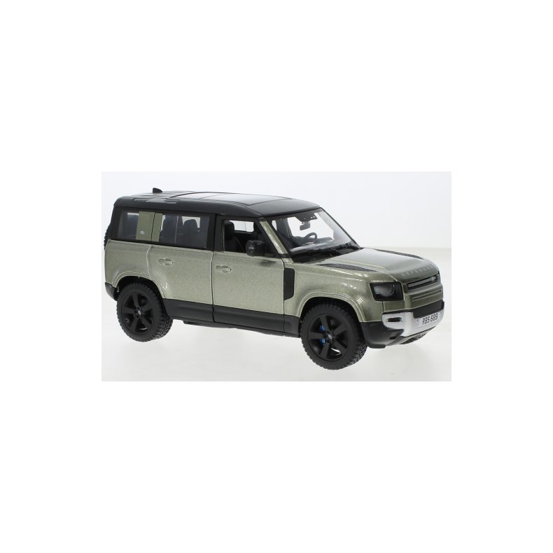 Land Rover Defender 110, metallic-light green, 2022 - 1:24 - Bburago