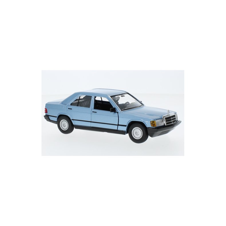 Mercedes-Benz 190E 2.6 (W201) (1987), blue - 1:24 - Bburago