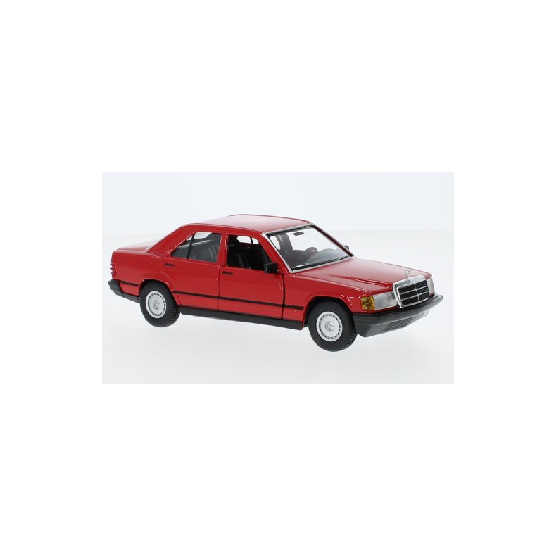 Mercedes-Benz 190E 2.6 (W201) (1987), red - 1:24 - Bburago