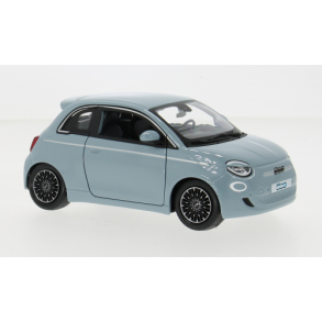 Fiat 500e (2023), lysebl� - 1:24 - Bburago
