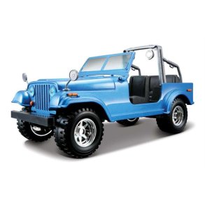 Jeep Wrangler CJ-7 (1980), blue metallic - 1:24 - Bburago