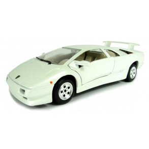 Lamborghini Diablo, hvid metallic - 1:24 - Bburago