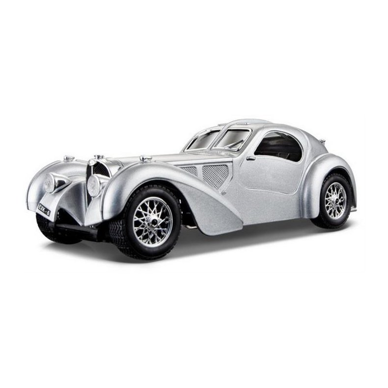 Bugatti Atlantic 1936, silver - 1:24 - Bburago