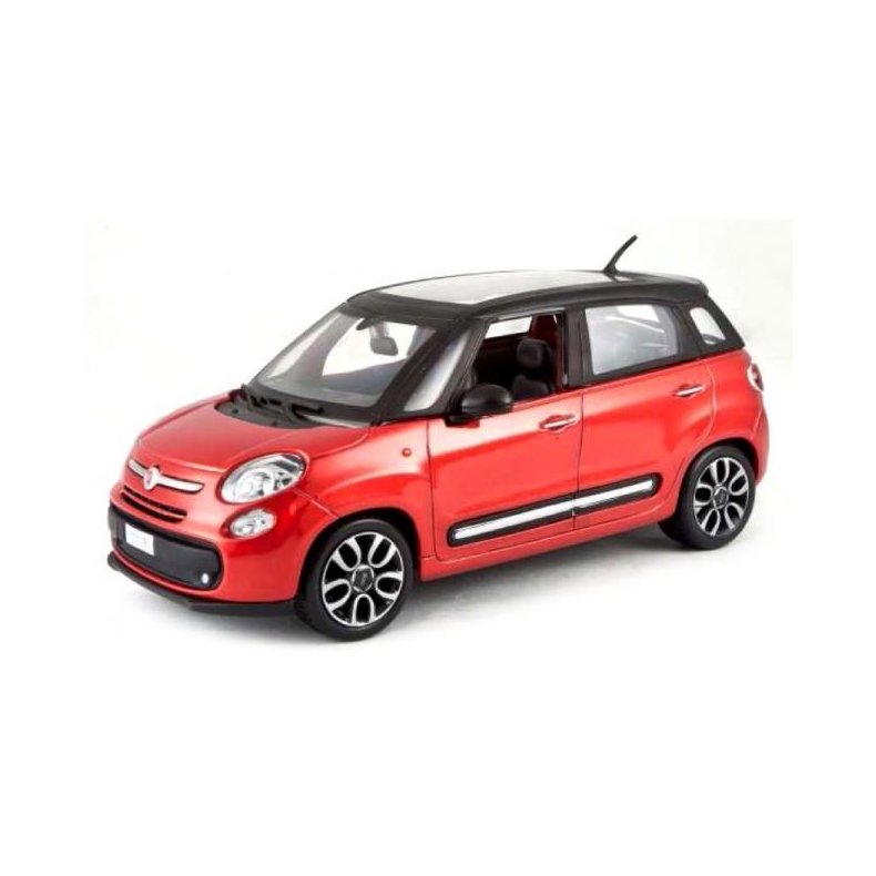 Fiat 500L (2012), red metallic/black - 1:24 - Bburago