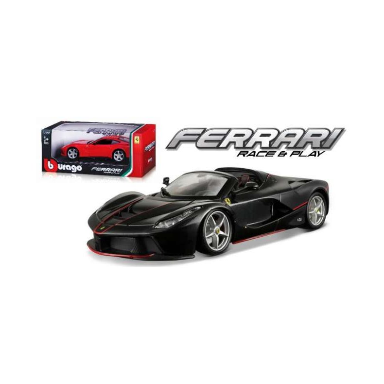 Ferrari LaFerrari Aperta, sort - 1:24 - Bburago