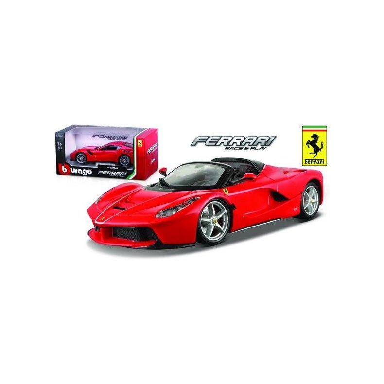 Ferrari LaFerrari Aperta, rd/sort - 1:24 - Bburago