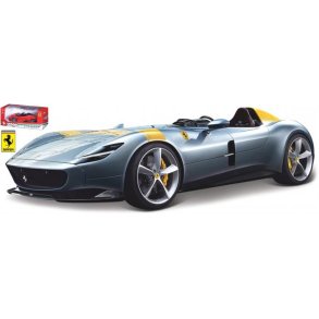 Ferrari Monza SP1, silver/yellow - 1:24 - Bburago
