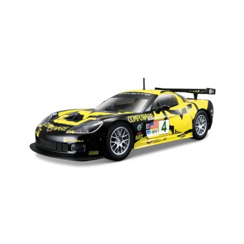 Chevrolet Corvette C6R #4, yellow/black - 1:24 - Bburago