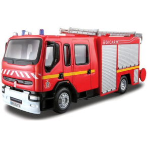 Renault Premium Emergency Fire Truck - 1:50 - Bburago