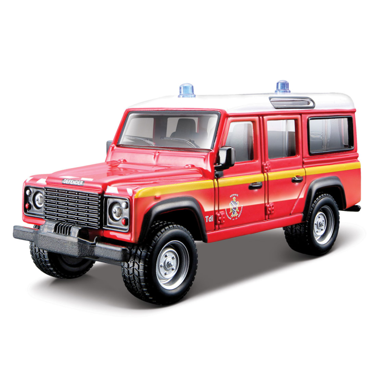 Land Rover Defender 110 Brandbil - 1:50 - Bburago