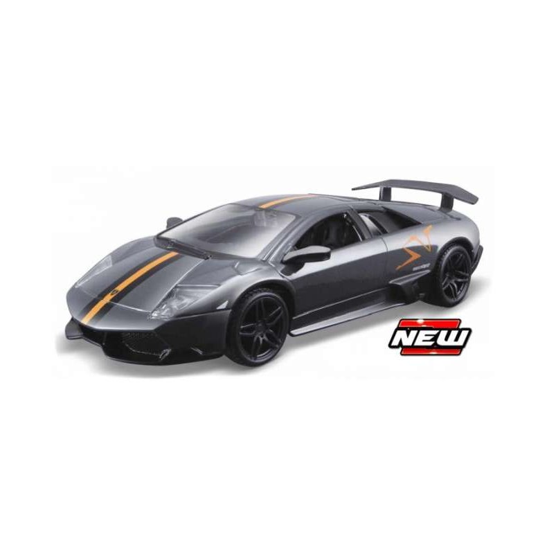 Lamborghini Murcielago LP 670-4 SV, grey/orange - 1:32 - Bburago