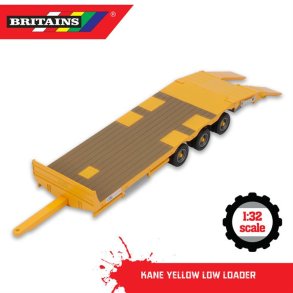 Kane Low Loader, yellow - 1:32 - Britains