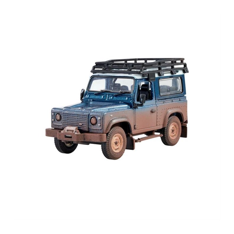 Land Rover Defender, blue metallic - "Muddy version" - 1:32 - Britains
