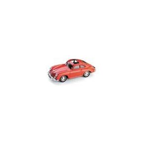 Porsche 356 Coupé (1952), bent soltag - 1:43 - Brumm - OBS! Gammelt restparti, bilen er fabriksny, men emballagen er slidt og grim.