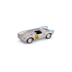 Porsche 550RS - 1:43 - Brumm - OBS! Gammelt restparti, bilen er fabriksny, men emballagen er slidt og grim.