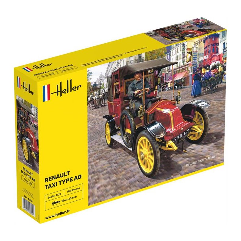 Renault Taxi Type AG - 1:24 - Heller