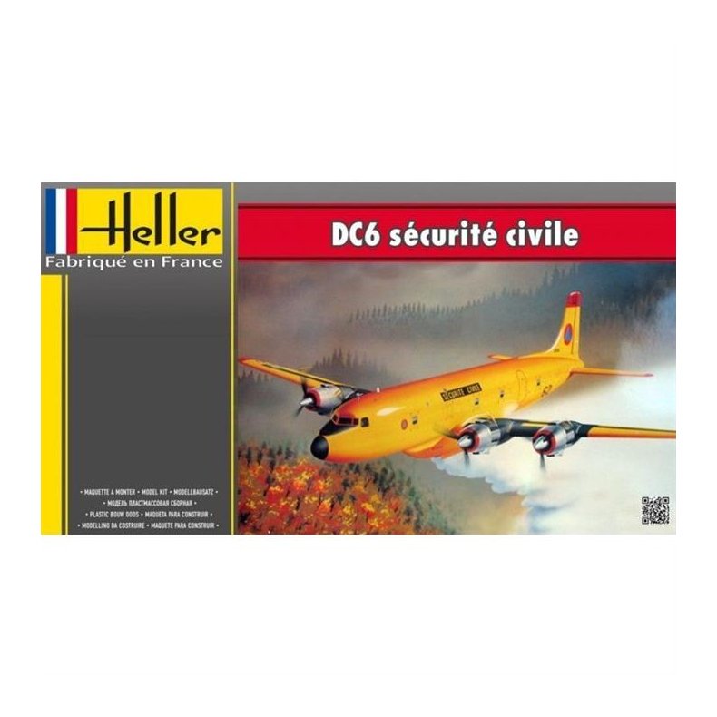 DC-6 Securite civile- 1:72 - Heller