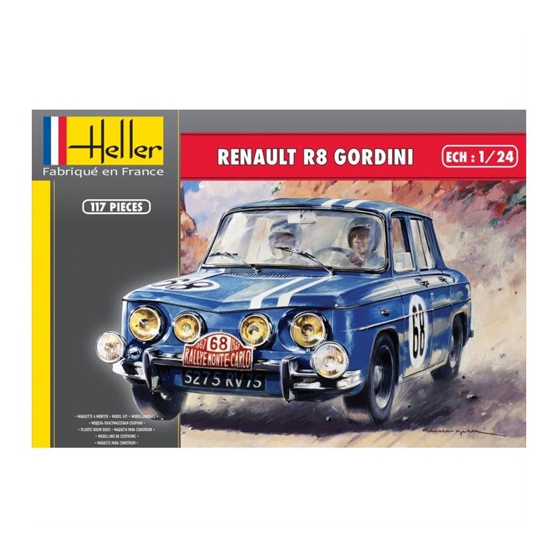 Renault R8 Gordini - 1:24 - Heller