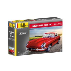 Jaguar Type E 3L8 FHC - 1:24 - Heller