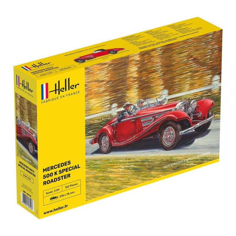 Mercedes 500 K Special Roadster - 1:24 - Heller