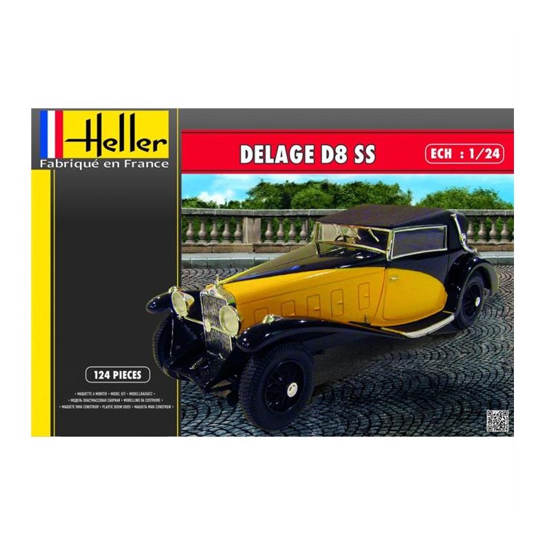 Delage D8 SS - 1:24 - Heller