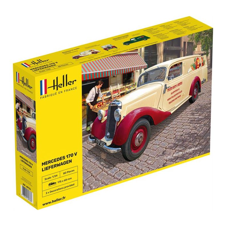 Mercedes-Benz 170 V Lieferwagen - 1:24 - Heller