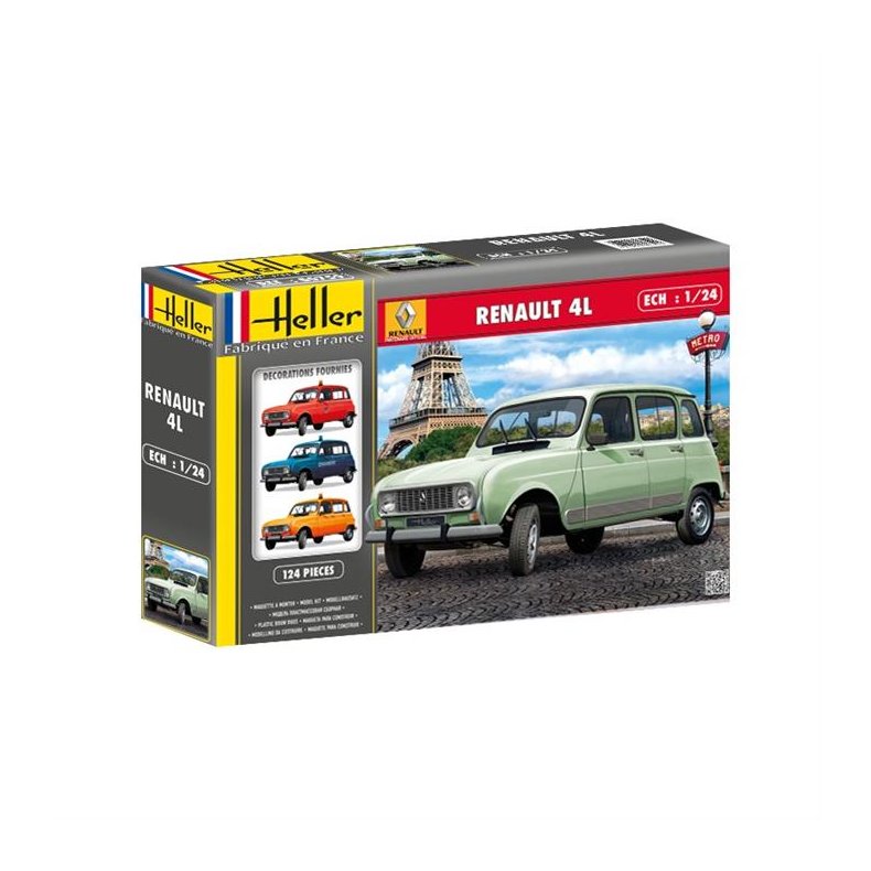 Renault 4L GTL - 1:24 - Heller