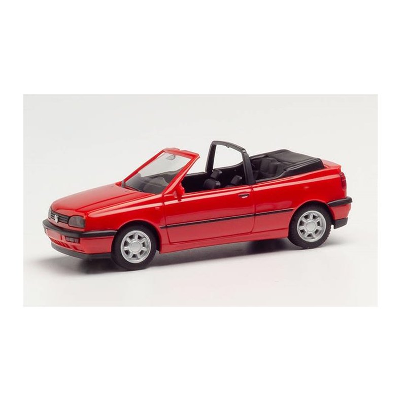 VW Golf III Cabrio, red - 1:87 / H0 - Herpa