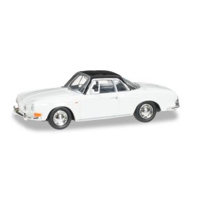 VW Karmann Ghia II, pure white - 1:87 / H0 - Herpa