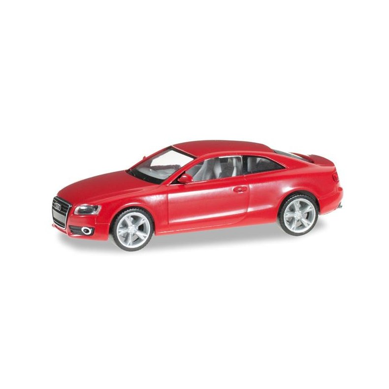 Audi A5, flame red -  1:87 / H0 - Herpa