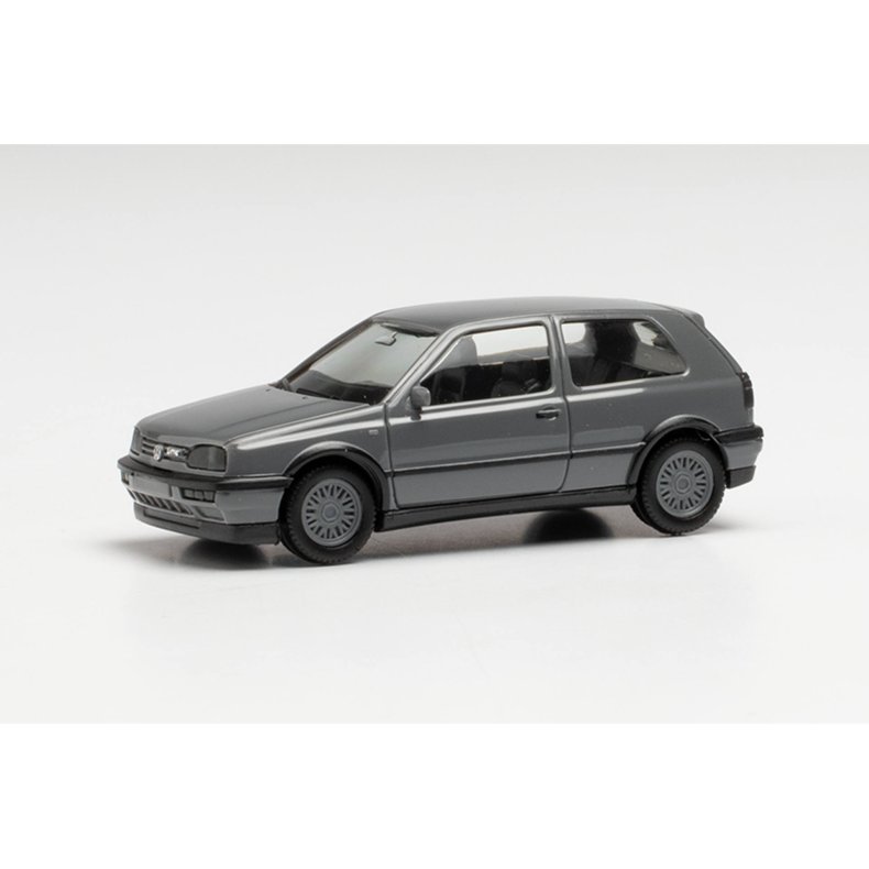 VW Golf III VR6 nardo grey, rims grey - 1:87 / H0 - Herpa