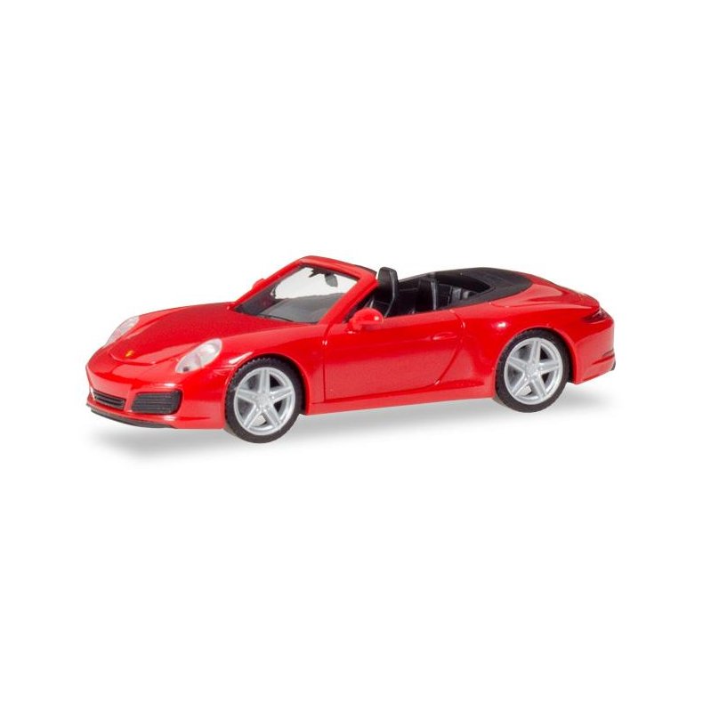 Porsche 911 Carrera 2 Cabrio, indian red -  1:87 / H0 - Herpa