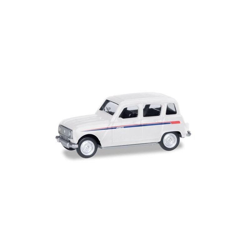 Renault R4 "Jogging", stripes red/blue - 1:87 / H0 - Herpa