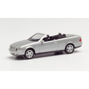 Mercedes-Benz CLK Cabrio, silver metallic - 1:87 / H0 - Herpa