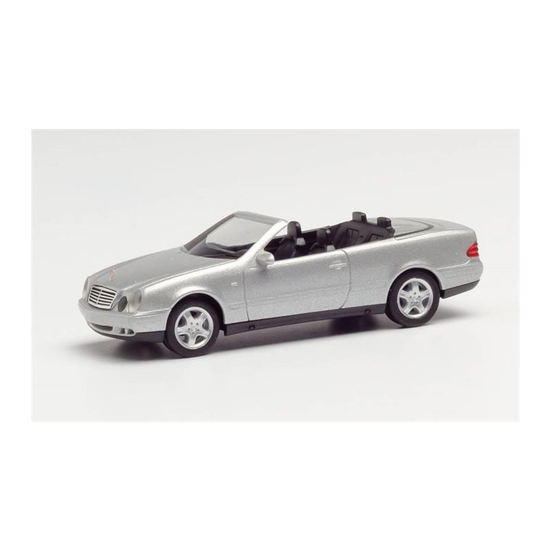 Mercedes-Benz CLK Cabrio, silver metallic - 1:87 / H0 - Herpa