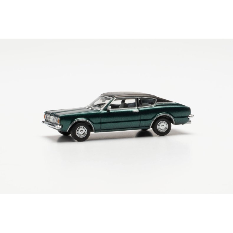 Ford Taunus Coup&eacute; (Knudsen), dark green metallic - 1:87 / H0 - Herpa