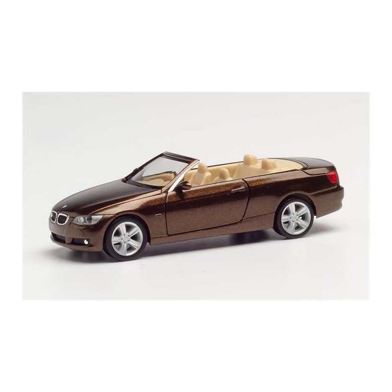 BMW 3'er Cabrio, marrakesh brown metallic - 1:87 / H0 - Herpa