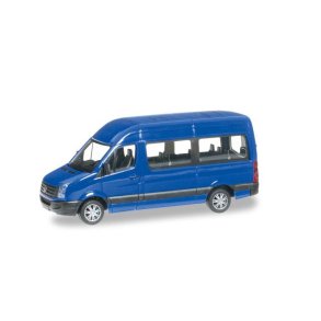 VW Crafter Bus high roof, ultramarin blue - 1:87 / H0 - Herpa