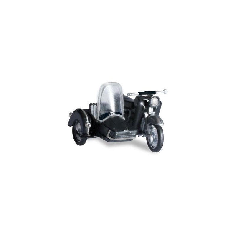 MZ 25 with sidecar, black - 1:87 / H0 - Herpa