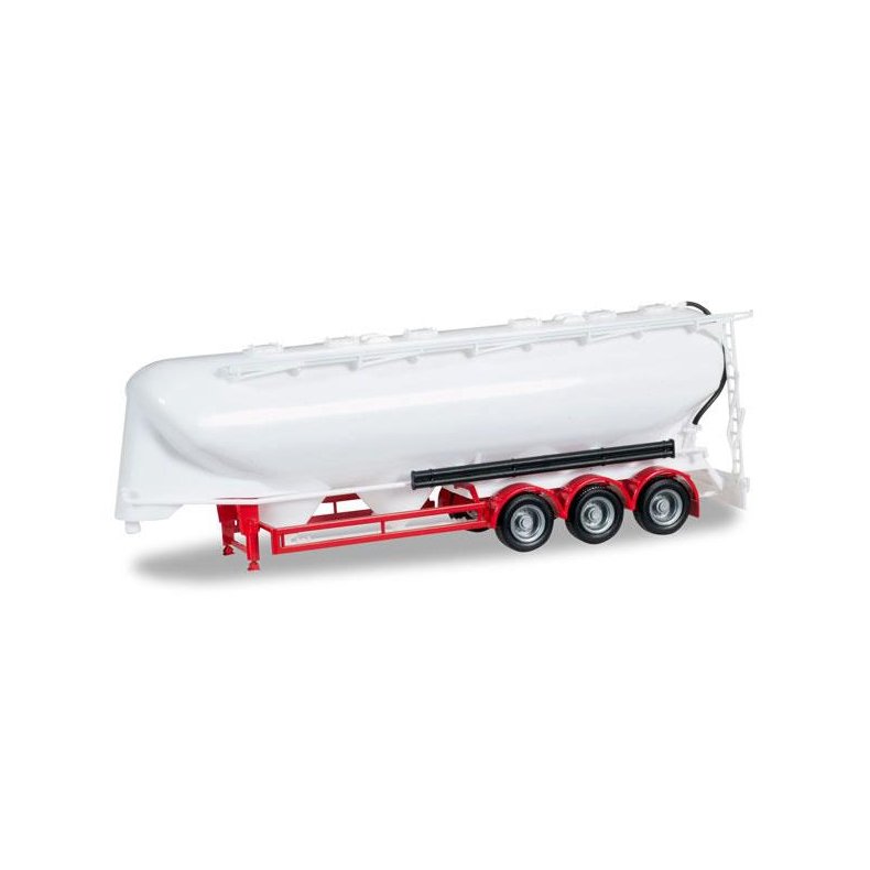 Tank trailer 55m&sup3; 3a, undecorated, red - 1:87 / H0 - Herpa