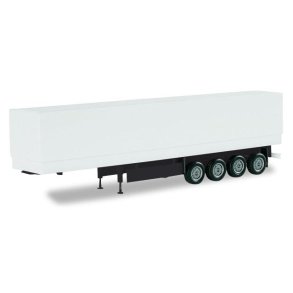 Canvas cover semitrailer 4 axle (unprinted) - 1:87 / H0 - Herpa