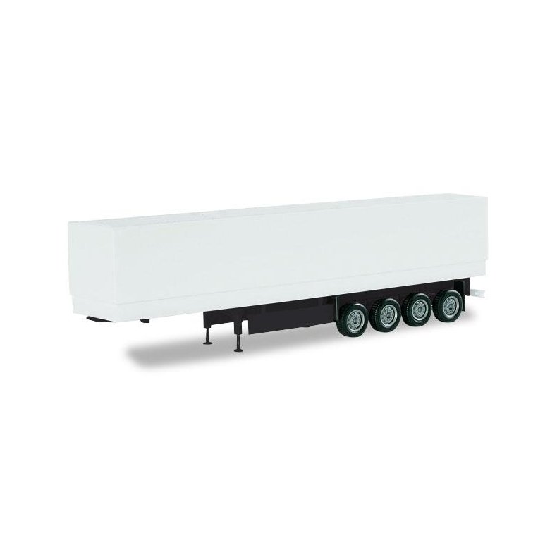 Canvas cover semitrailer 4 axle (unprinted) - 1:87 / H0 - Herpa