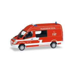 Mercedes-Benz Sprinter semi-bus, luminous red 