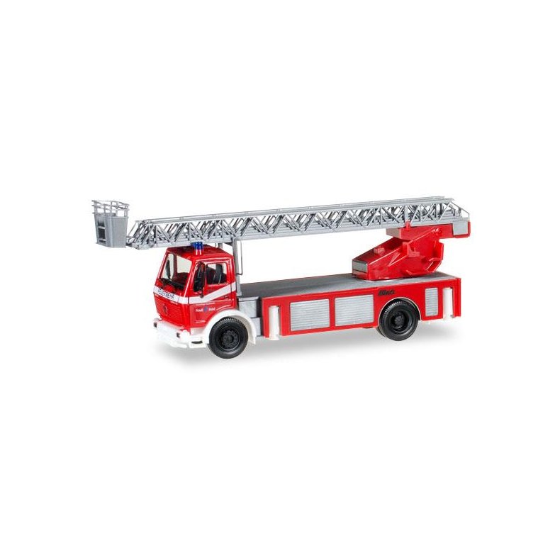 Mercedes-Benz Metz turnable ladder DLK "Buehl Feuerwehr" - 1:87 / H0 - Herpa