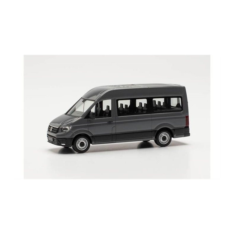 VW Crafter Bus high roof, nardo grey - 1:87 / H0 - Herpa