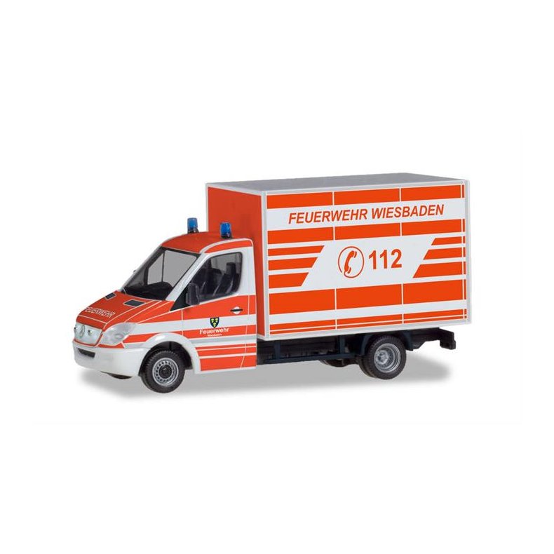 Mercedes-Benz Sprinter Koffer "Feuerwehr Wiesbaden" - 1:87 / H0 - Herpa