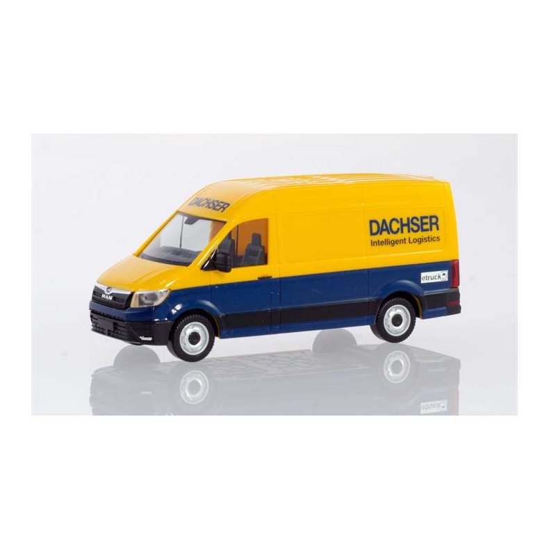 MAN e-TGE box truck "Dachser" - 1:87 / H0 - Herpa