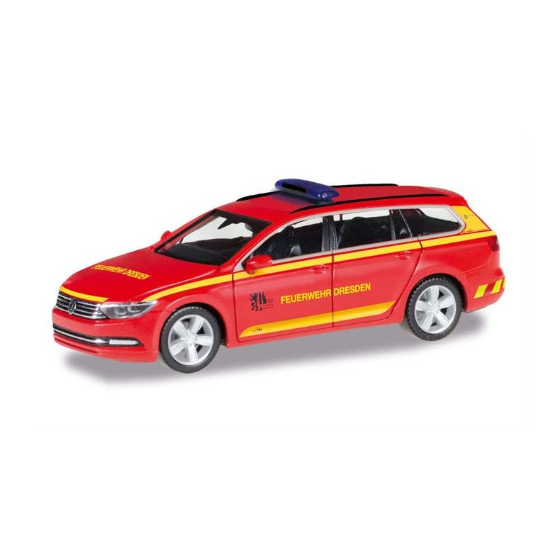 VW Passat Variant "Feuerwehr Dresden" - 1:87 / H0 - Herpa